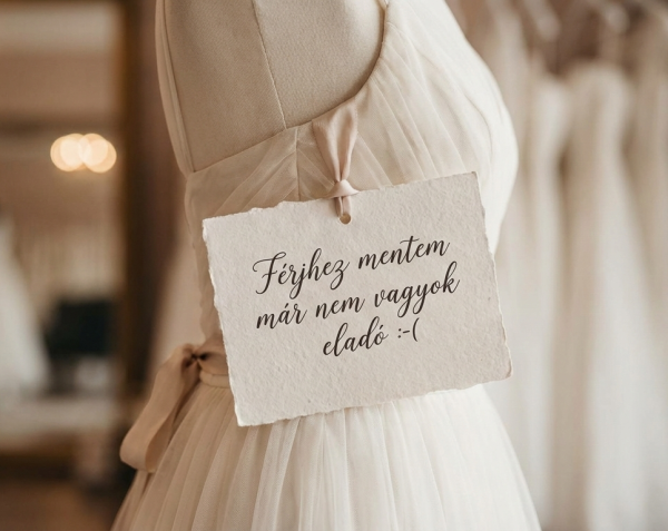 Férjhez mentem már nem vagyok eladó Férjhez mentem már nem vagyok eladó