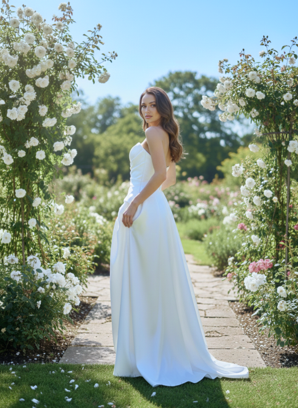 Modern mégis elegáns menyasszonyi ruha Modern mégis elegáns menyasszonyi ruha