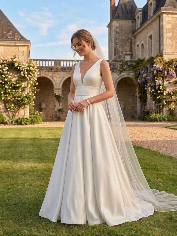 letisztult és időtlen menyasszonyi ruha letisztult és időtlen menyasszonyi ruha