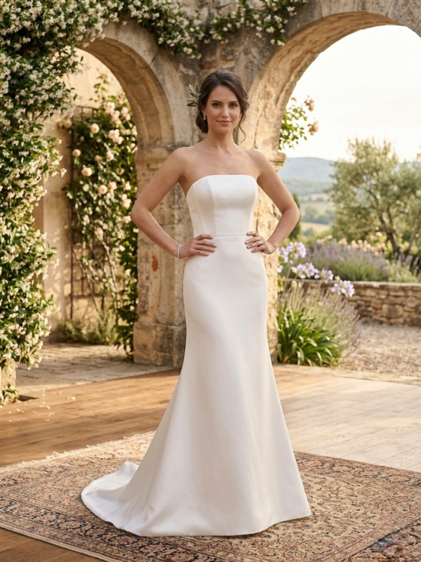 Levehető csillogó túlszoknyás menyasszonyi ruha Levehető csillogó túlszoknyás menyasszonyi ruha