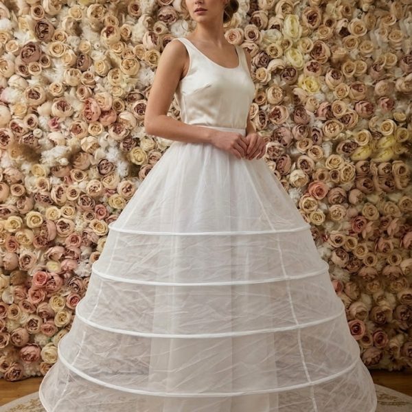 5 karikás menyasszonyi alsószoknya