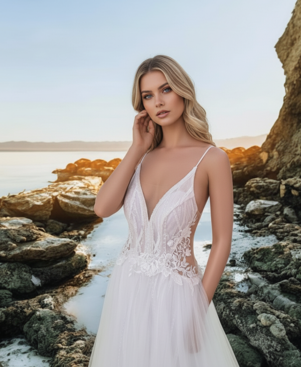 Karcsúsított menyasszonyi ruha