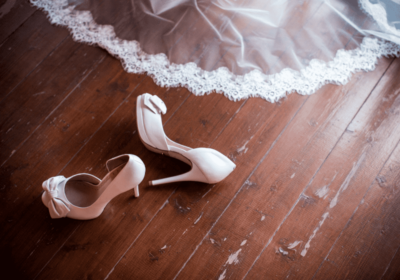 esküvői topán és eküvői fátyol