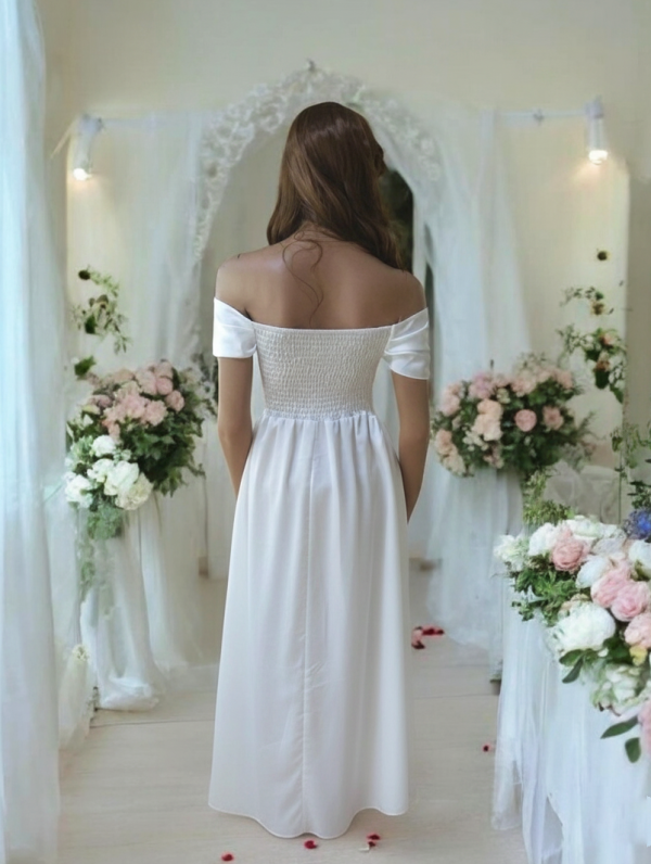 Soft selyem alkalmi ruha