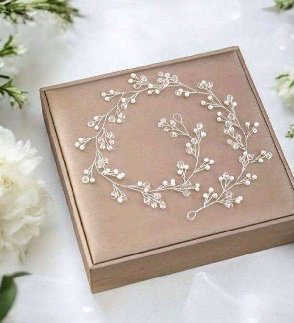 menyasszonyi fejdísz