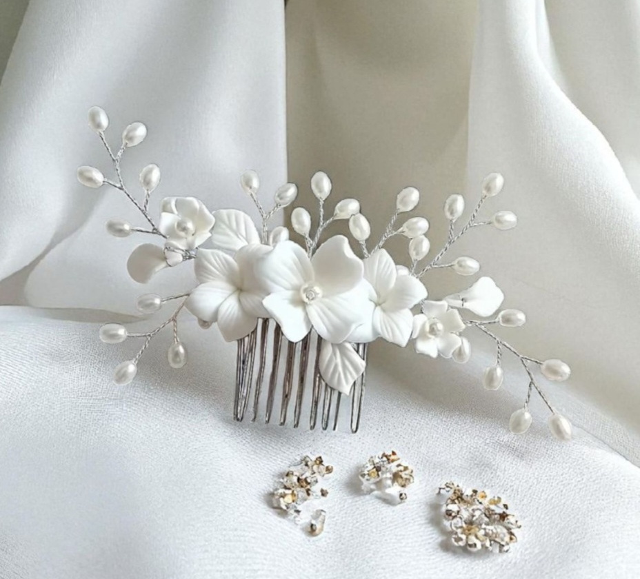 menyasszonyi fejdísz