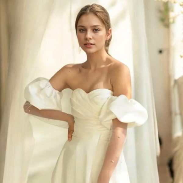 Hosszú menyasszonyi kesztyű ujj