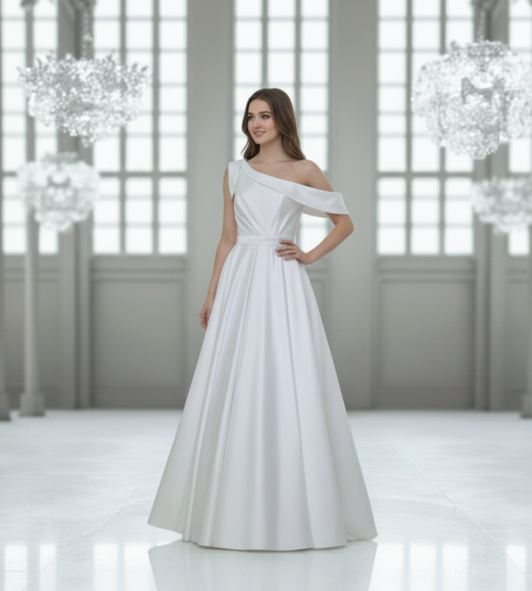 Drámai és kifinomult menyasszonyi ruha 