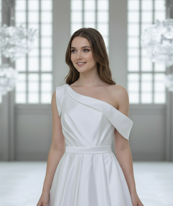 Drámai és kifinomult menyasszonyi ruha 