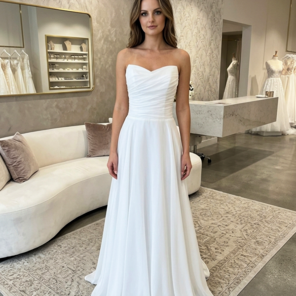 organza menyasszonyi ruha